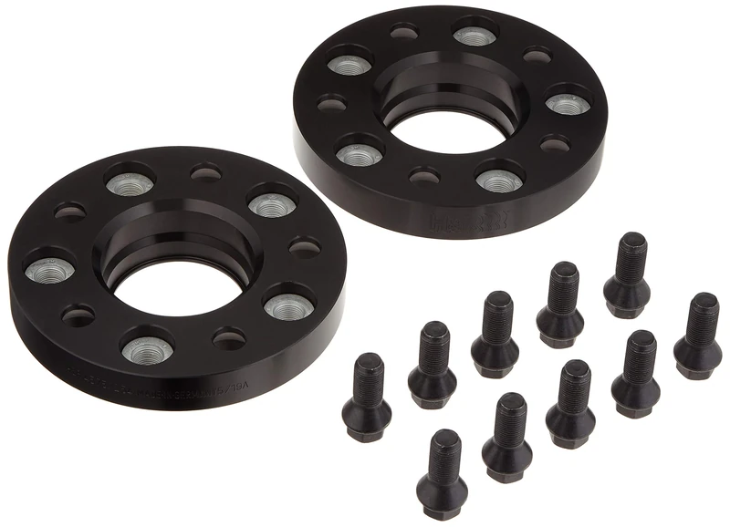 H&R DRA-System Wheel spacer set 45mm per axle - Bolt pattern 5x120 - Hub 72,5mm - Bolt size M14x1,25 - compatible with BMW/Mini - Black