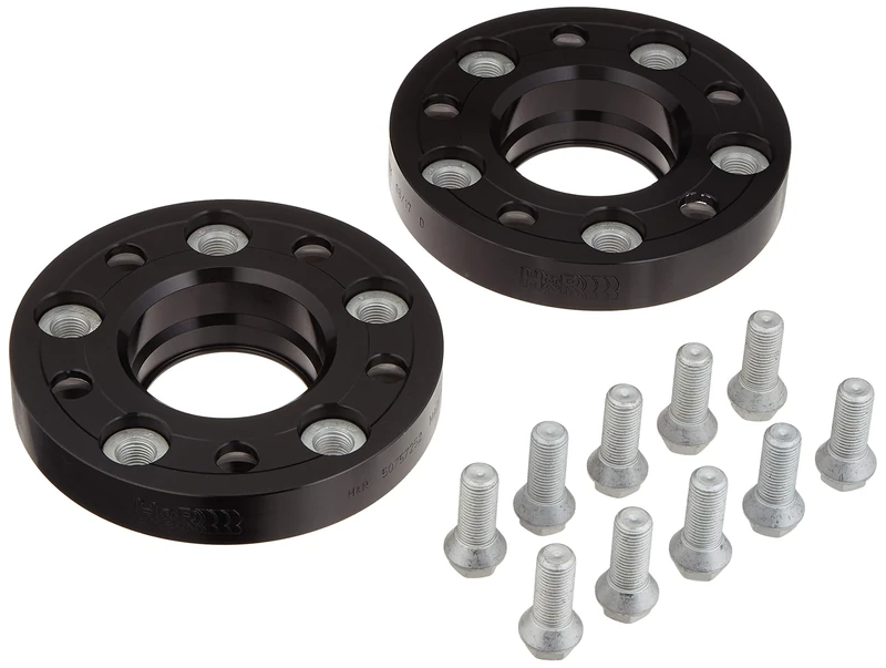 H&R DRA-System Wheel spacer set 50mm per axle - Bolt pattern 5x120 - Hub 72,5mm - Bolt size M14x1,5 - compatible with BMW - Black