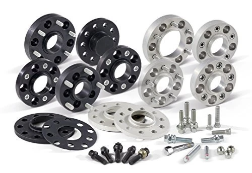 H&R DRA-System Wheel spacer set 50mm per axle - Bolt pattern 5x120 - Hub 72,5mm - Bolt size M14x1,5 - compatible with BMW - Black