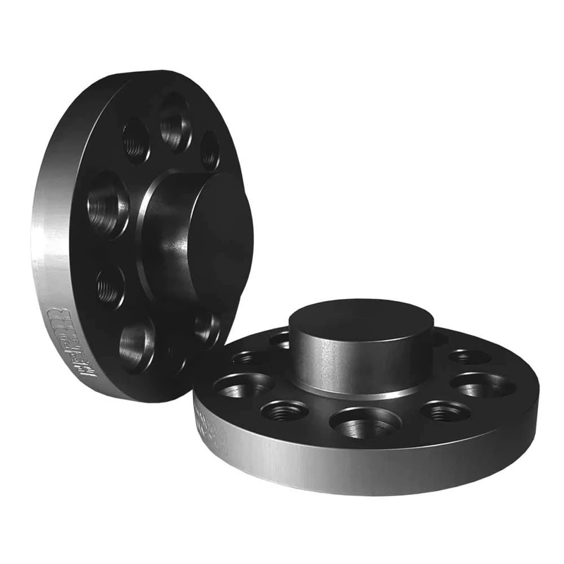 H&R DRA-System Wheel spacer set 80mm per axle - Bolt pattern 5x112 - Hub 66,5mm - Bolt size M14x1,5 - compatible with Mercedes - Black