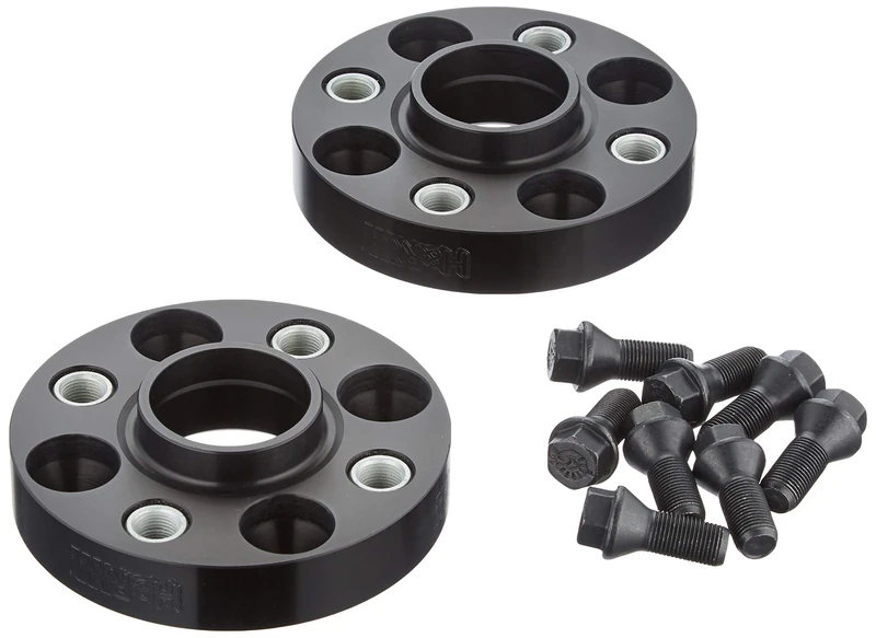H&R DRA-System Wheel spacer set 50mm per axle - Bolt pattern 4x100 - Hub 56,2mm - Bolt size M14x1,25 - compatible with Mini - Black