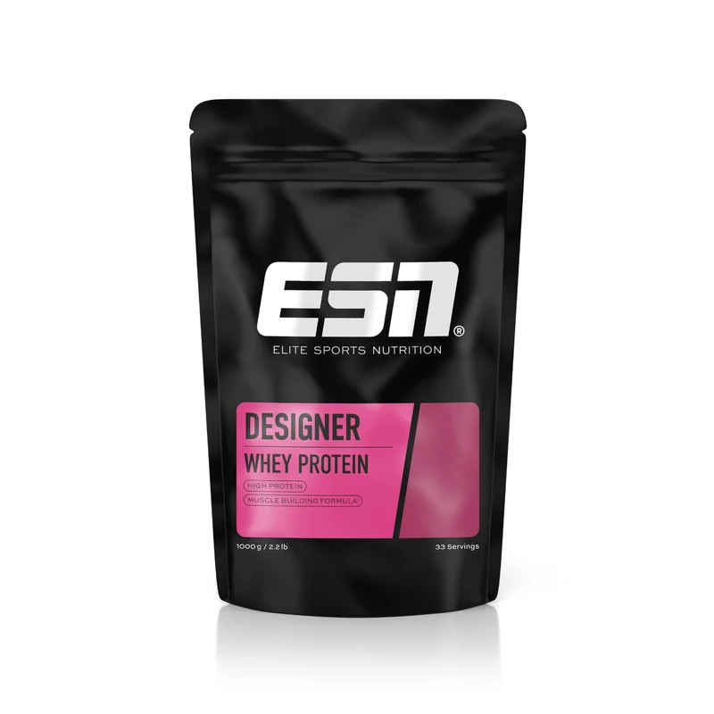 ESN Whey Protein Powder, Designer Cookies and Cream Protein Powder, 1000g, 33 Servings with up to 23g Protein per Serving, Vegetarian - Image 1