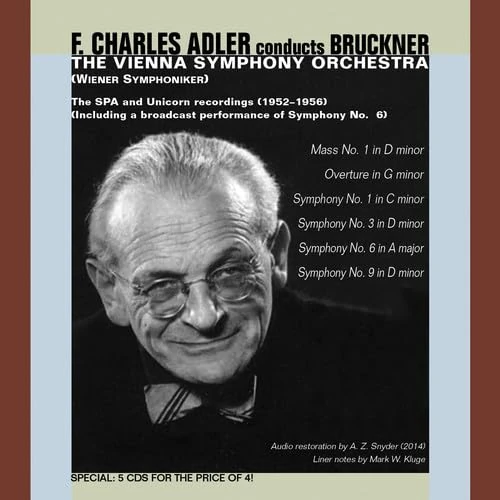 F. Charles Adler conducts Bruckner - Vienna SO (5CD)