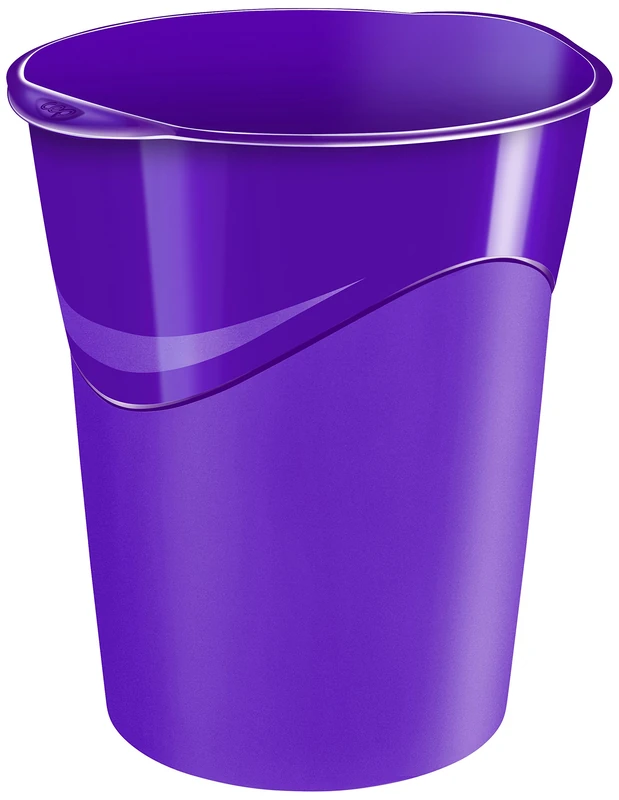 CEP 14 Litre 280 G Gloss Waste Bin Set - Deep Purple (Set of 12) - Image 1