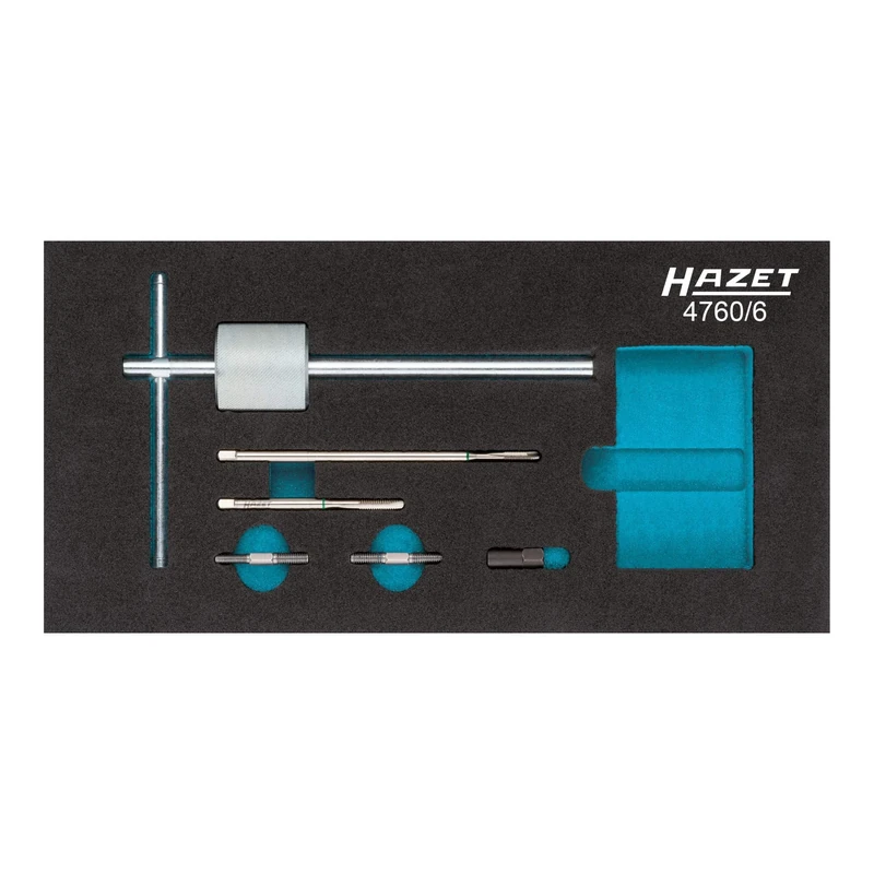 HAZET 4760/6 Glow Plug Removal Set - Multi-Colour