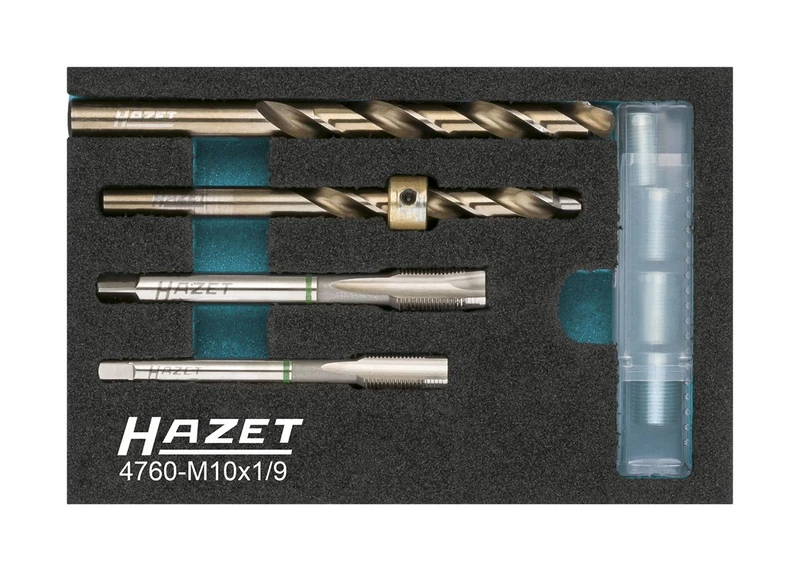 HAZET 4760-M10X1/9 Glow Plug Repair Set - Multi-Colour