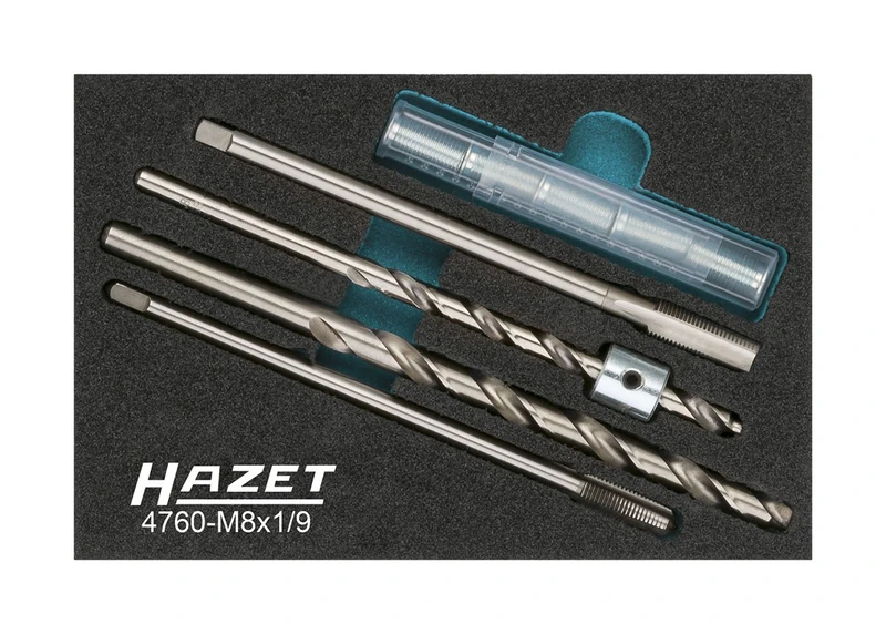 HAZET 4760-M8X1/9 Glow Plug Repair Set - Multi-Colour