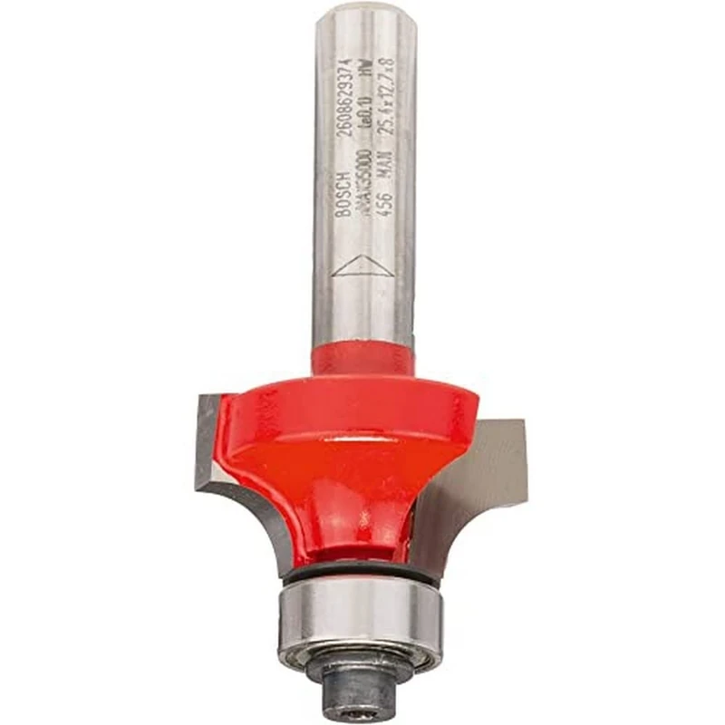 Bosch 2608629374 "Expert" Rounding Router Bit, 0 V, Silver, 8 x 25.4 x 55 mm