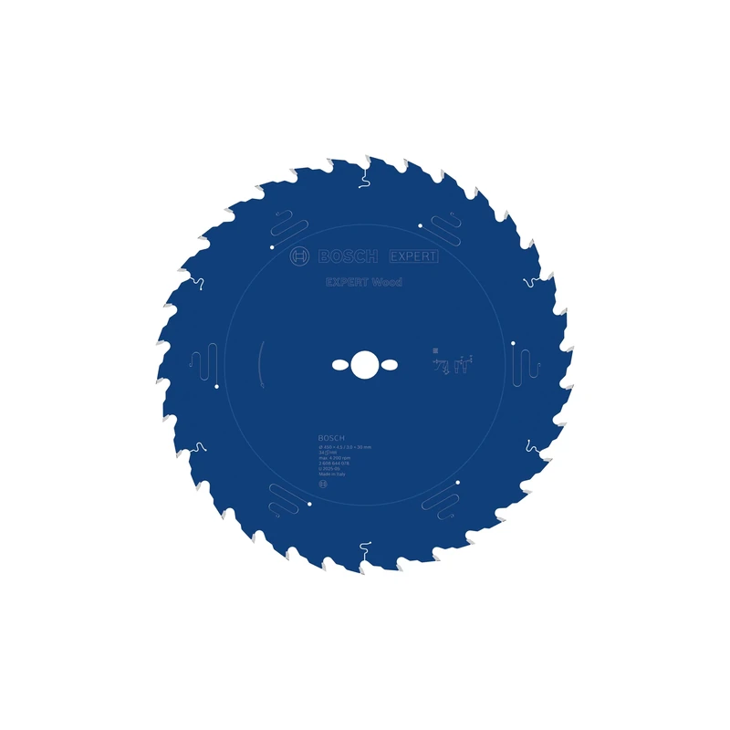 Bosch 2608644078 EXWOH 34 Tooth Top Precision Circular Saw Blade, 0 V, Blue
