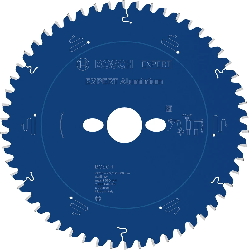 Bosch 1x EXPERT Aluminium Corded Circular Saw Blade for Mitre Saw (for Aluminium, Ø mm, Professional Accessory Mitre Corded Circular Saw)
