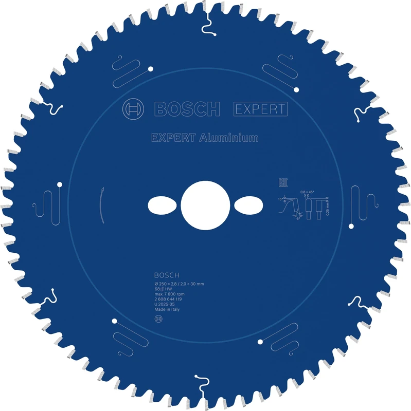 Bosch 1x EXPERT Aluminium Corded Circular Saw Blade for Table Saw (for Aluminium, Ø mm, Professional Accessory Table Corded Circular Saw)