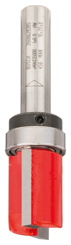Bosch Accessories 2608629385 Tungsten Carbide Roman Ogee Bit, 0 V, Silver/Red, 8 x 16 x 60 mm
