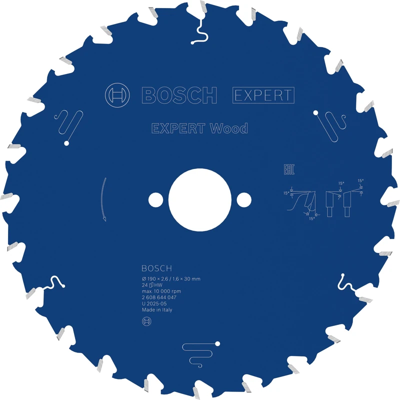 Bosch 2608644047 190 mm Circular Saw Blade for Wood