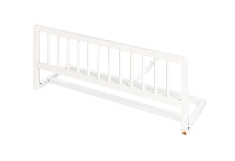 Pinolino Classic Bed Rail - White Beech Wood Safety Guard