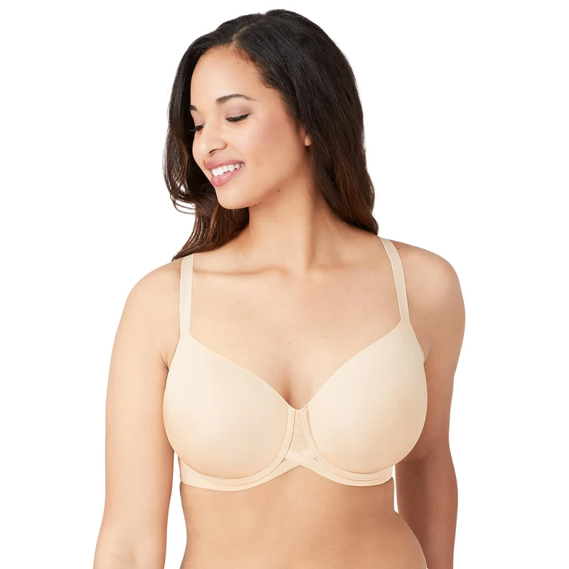 Wacoal Women's Ultimate Side Smoother Contour Bra Bra, Beige - Beige (Sand), 36 E