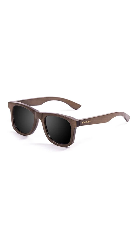 OceanGlasses - wood Victoria - Bamboo Polarized Sunglasses - Frame : Brown - Lens : Smoked (53003.01) - Image 1