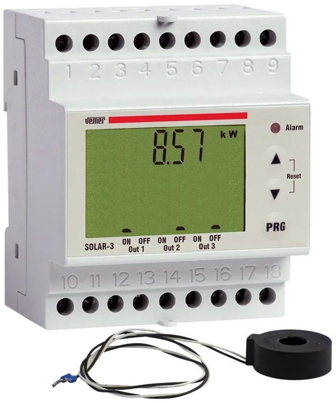 VEMER VE474300 model SOLAR-3 Load control for photovoltaic system with 3 relays
