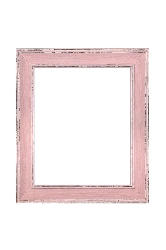 FRAMES BY POST Scandi Vintage Distressed Pink Picture Photo Frame 60 x 80 cm (Plastic Glass)
