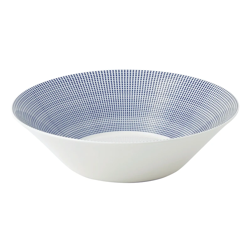 Royal Doulton Pacific 40009462 29cm Serving Bowl Blue Dots Porcelain