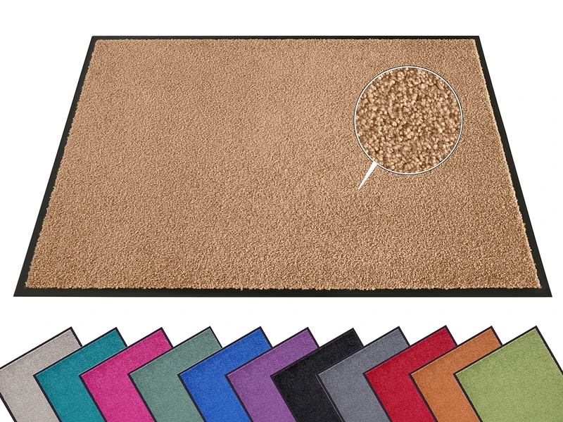 Hanse Home Doormat (S-XXL) 90 x 150 cm - 12 Colours - Outdoor Dirt Trapper Mat Door Mat Washable & Weatherproof Non-Slip for Entrance Area & Outdoor Use - Caramel