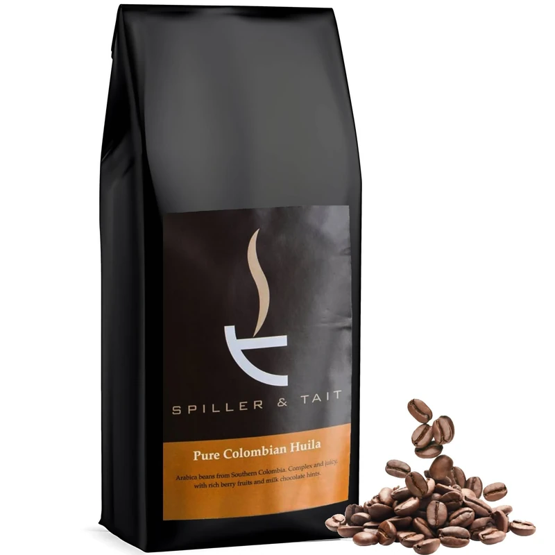 Spiller & Tait Colombian Huila Coffee Beans 1kg - Gourmet Home Roast