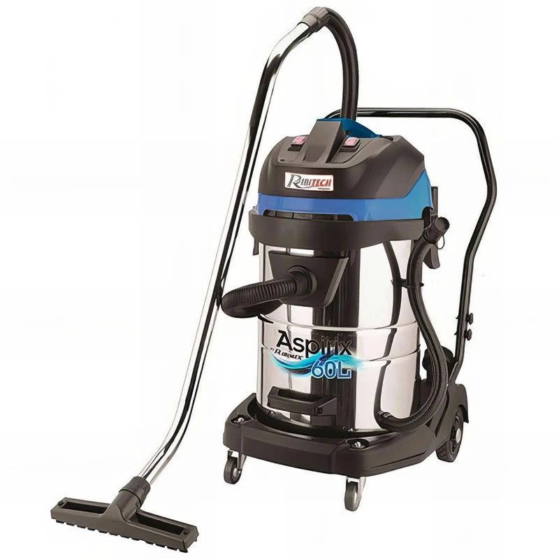 ASPIRASOLIDI and Liquids 2 x 1200 W 60 L Stainless Steel