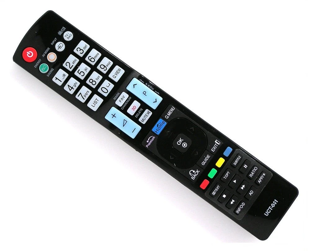 REMOTE CONTROL FOR LG TV LCD PLASMA LED - 3D BUTTON - WITHOUT SETUP