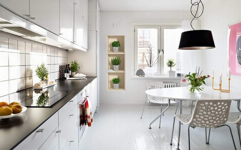 3D Adhesive Stickers | Herbs Wall Stickers - Adult Bedroom Wall Stickers - 3D Wall Stickers - Living Room Wall Decoration - Trompe L'Oeil Herbs Wall Stickers - 30 x 90 cm