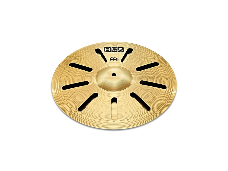 Meinl Cymbals HCS Trash Stack Cymbal 14 inch (Video) for Drum Set (35,56cm) Traditional Finish Brass, Made In Germany (HCS14TRS)