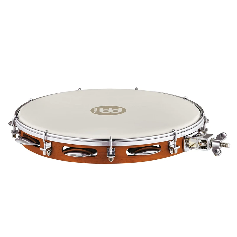 MEINL Percussion Traditional Wood Pandeiro With Holder - 12" (PA12CN-M-TF-H)