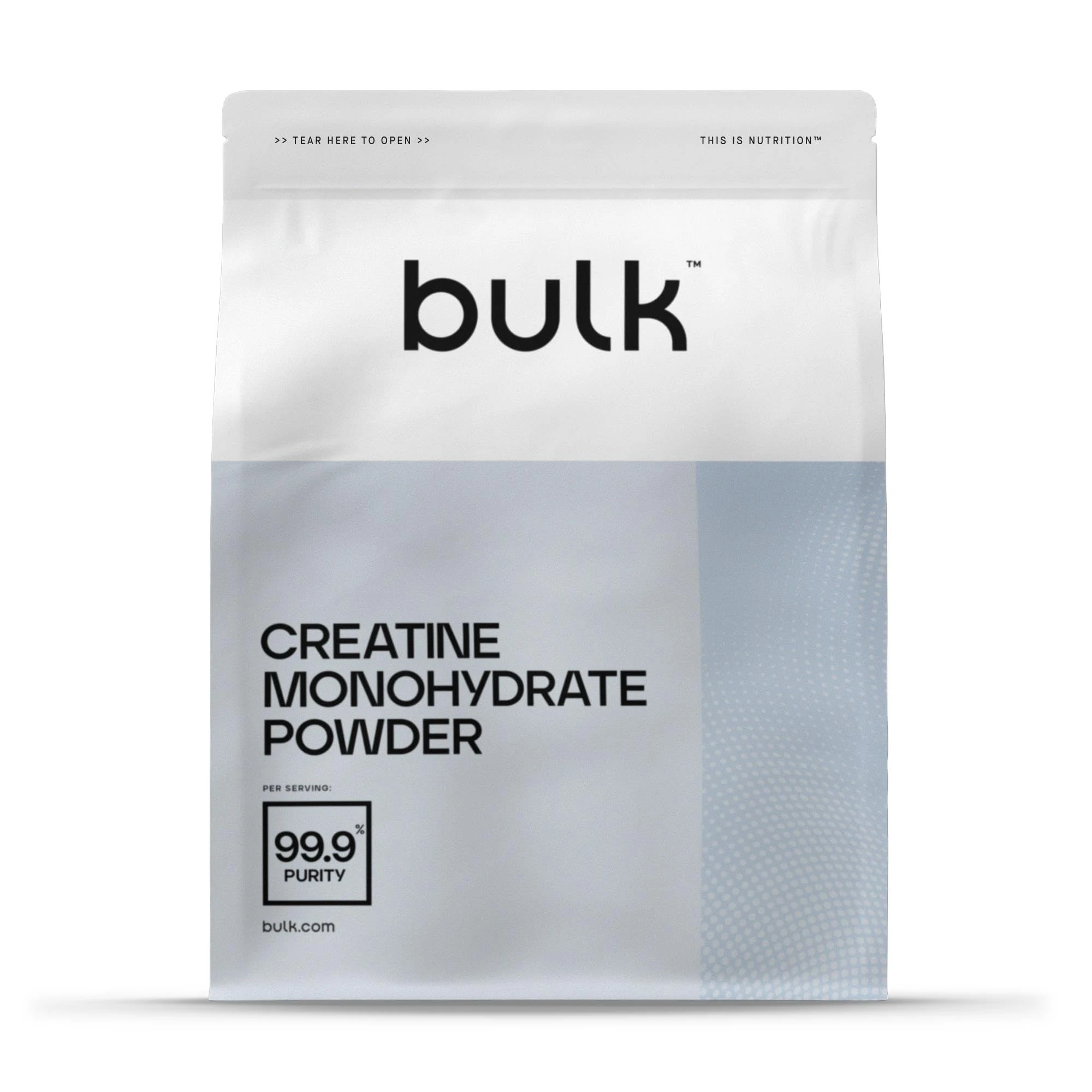Bulk Creatine Monohydrate Powder 500g | Micronised Creatine Supplement for Strength, Power & Performance | Unflavoured Vegan, Easy to Dissolve | Performance Boosting Supplement for Men & Women