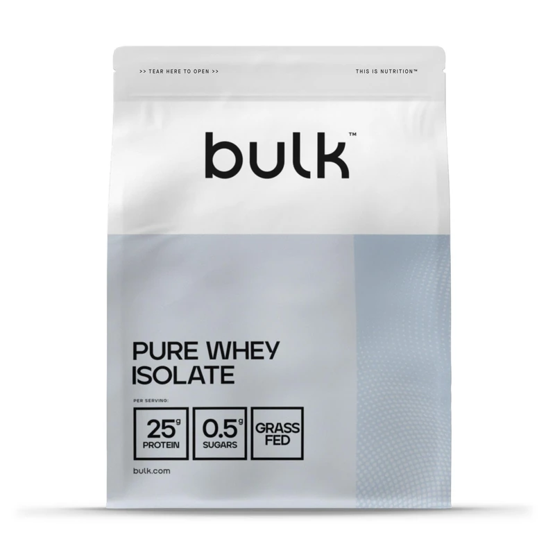 Bulk Pure Whey Isolate 90 | White Chocolate | 25g Protein per Serving | Ultra-Filtered Whey Isolate | Low Sugar | Low Fat | Fast Absorption | Supports Muscle Maintenance | 500g | High Protein Shake