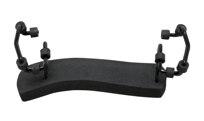 Efel Plus shoulder rest violin 1/2-1/4, with extended support surface, foam rubber pad black