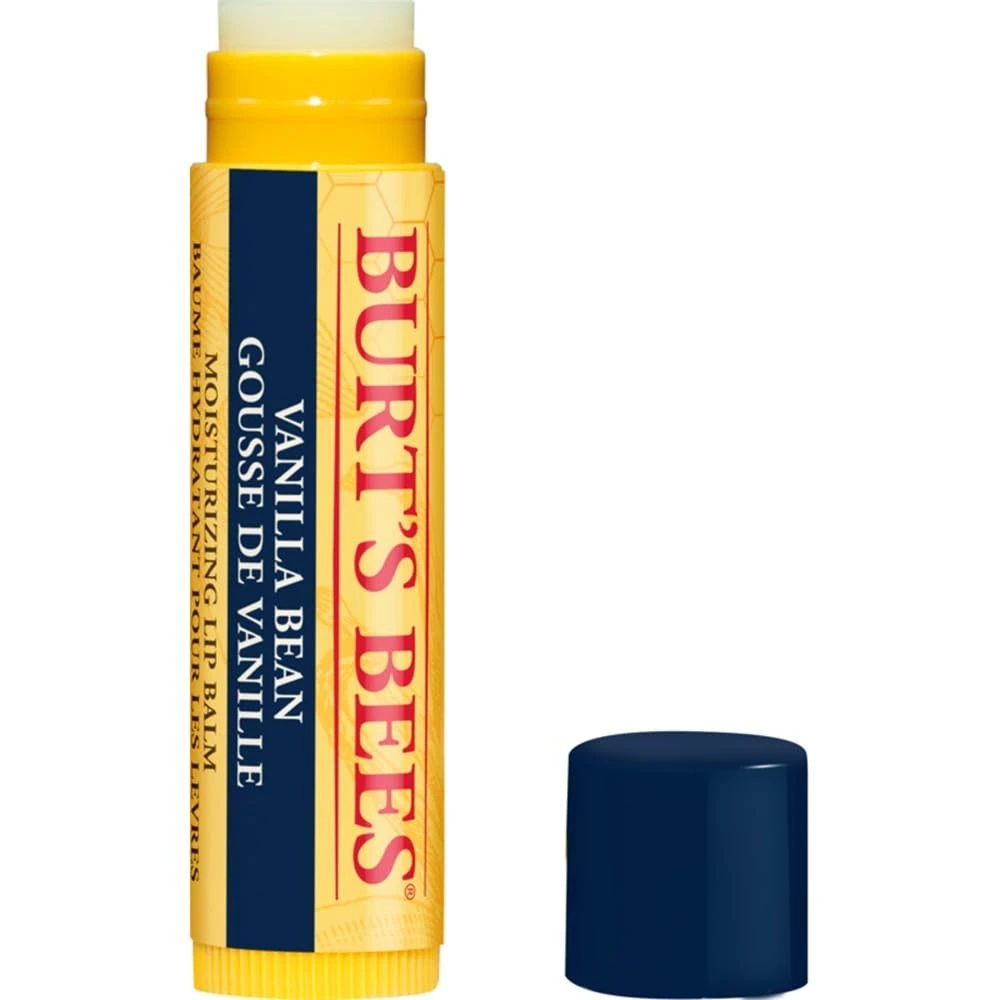 Burt's Bees Lip Balm Vanilla Bean, Moisturising Lip Balm With Beeswax & Vitamin E, 100% Natural Origin, 4.25g