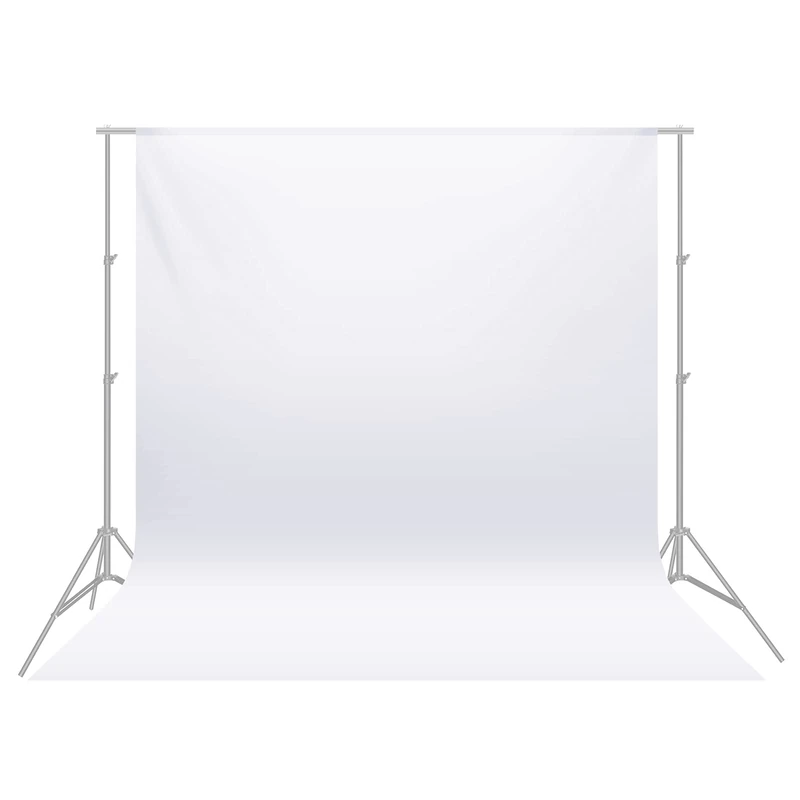 Neewer® 10 x 12FT / 3 x 3.6M PRO Photo Studio 100% Pure Fabric Collapsible Backdrop Background for Photography,Video and Television (Background ONLY) - WHITE - Image 1