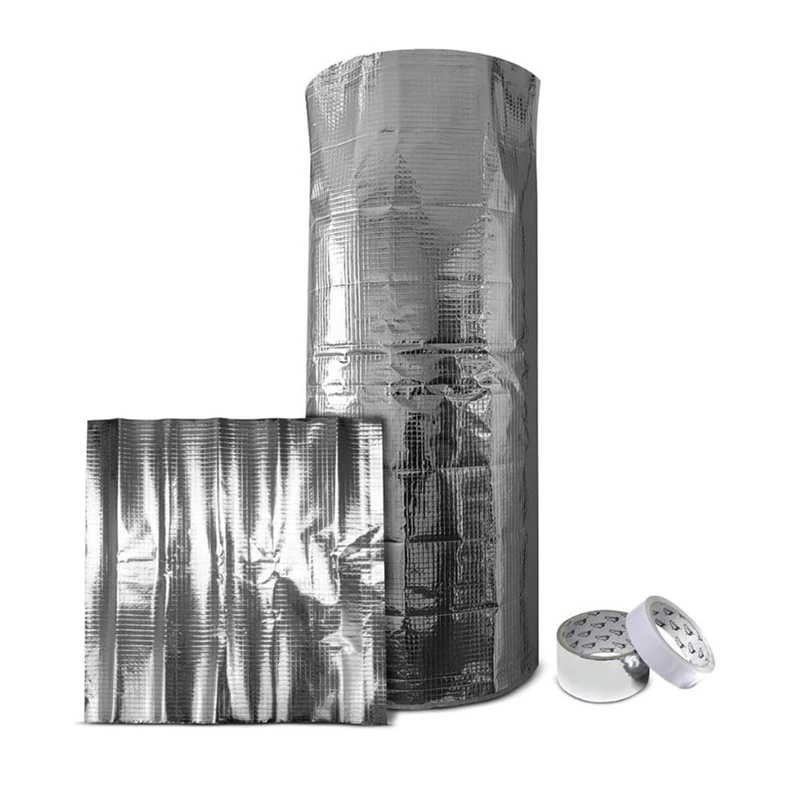 iso climat 06970 Isolant 4 couches Ballon D'eau chaude matelassé Insulation for hot Water Balloon, Aluminium