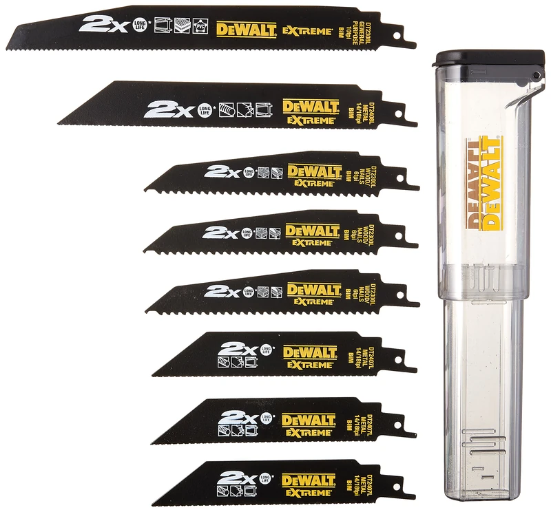 DEWALT DT2443L-QZ Conjunto for DIYers & professionals, designed for repair, installation and workshop tasks, 8-piece set - Image 1