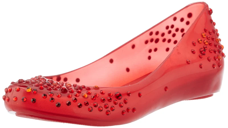 melissa Jm Ultragirl Ad, Women's Mary Jane Flat Shoes, red, 4 UK