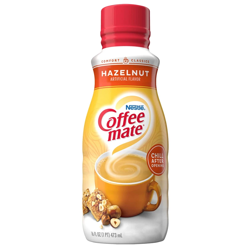 Coffee Mate Nestle Hazelnut Liquid Coffee Creamer, 1.3 pounds