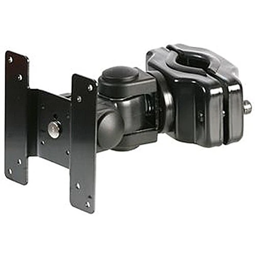 PRO SIGNAL Tilt and Swivel TV Pole Mount – Black – Adjustable Bracket for 30-60mm Diameter Poles – VESA 75x75, 100x100 – PSG02632B - Image 1