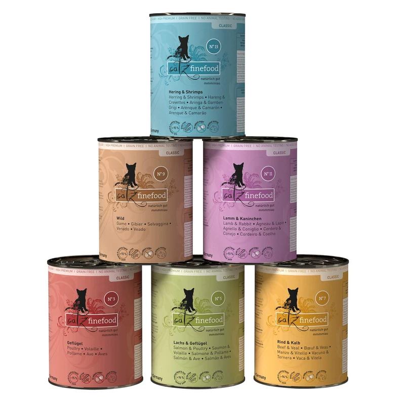Catz Finefood Can Mixed Trial Pack 6 x 400g - Mixed Trial Pack I