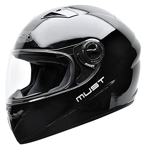 NZI Must II Helmet, Shine Black, XL