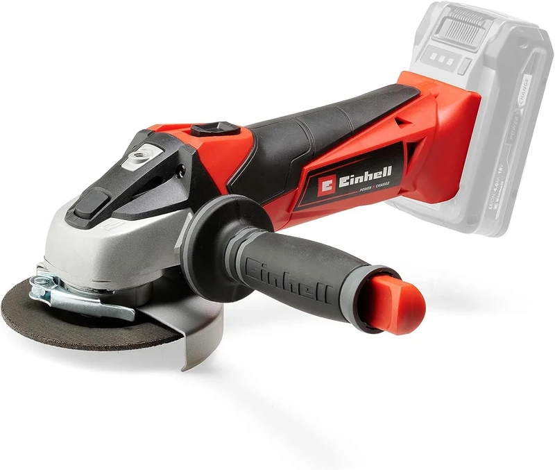 Einhell 115mm Cordless Angle Grinder, Power X-Change, 18V Disc Battery Grinder for Cutting, Grinding and Polishing (Battery Not Included) 4431110