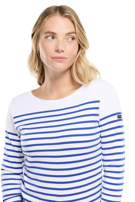 Armor Lux, Women's Amiral Sailor, White (Dw5 White/Star Dw5), UK L