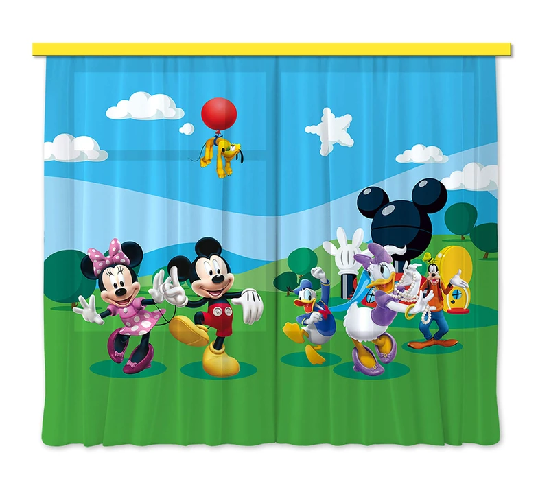 Disney Mickey Mouse with friends, curtains for a children's room, 180 x 160 cm, FCS XL 4307