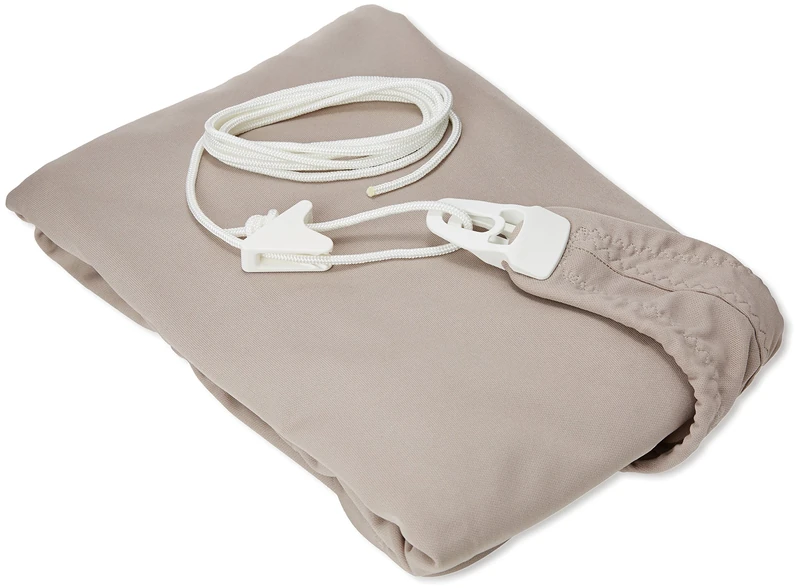 SUN & VELA Easy Sail Extendable Triangle Sun Shade Sail, Taupe, 400 x 400 x 400 cm - Image 1