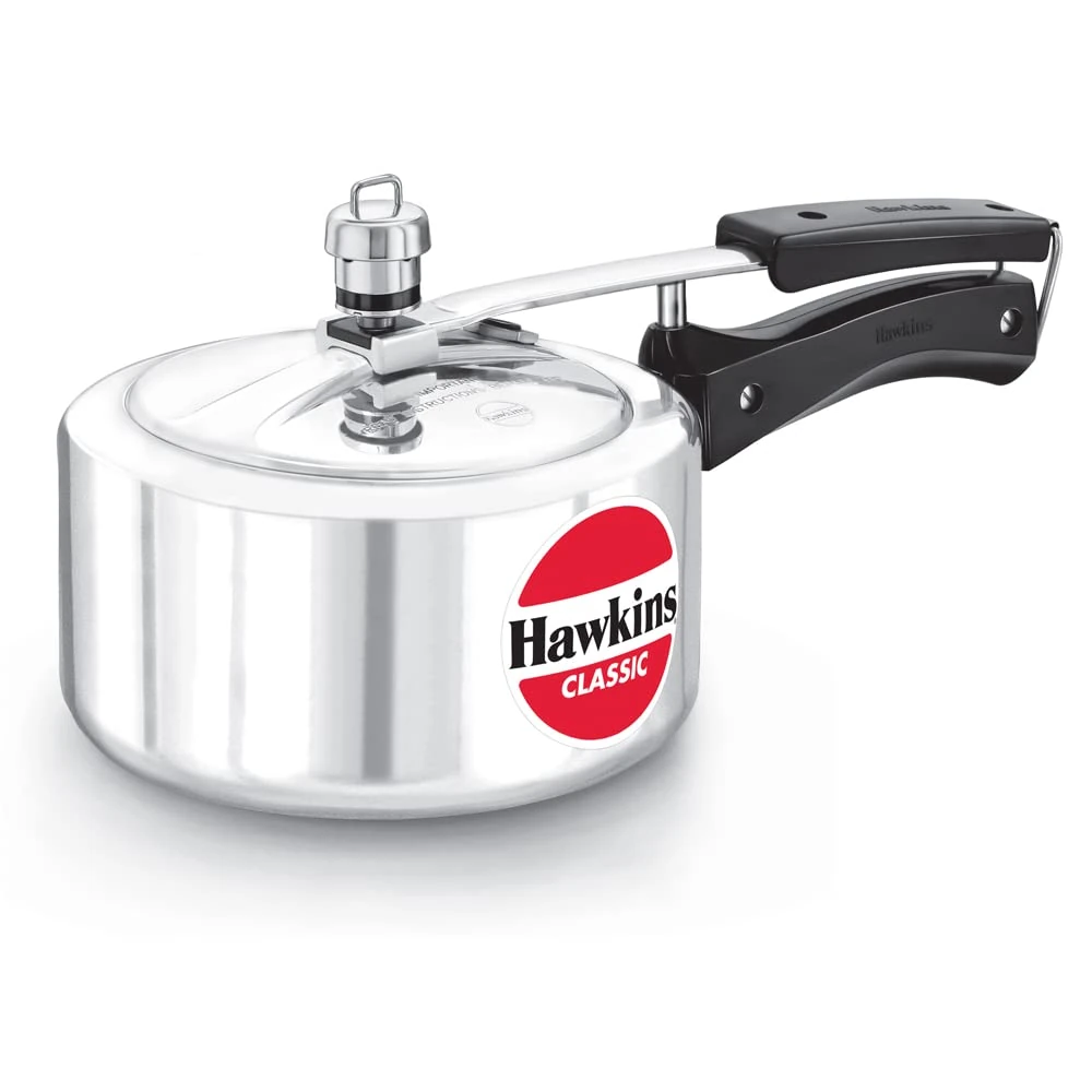 Hawkins Classic Pressure Cookers (2 Litre), Aluminium