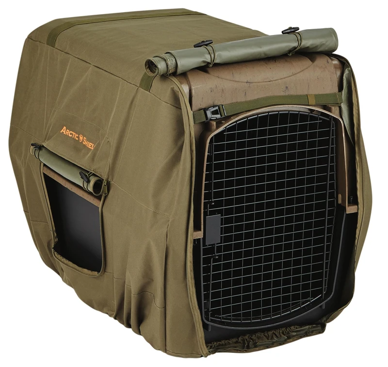ArcticShield Uninsulated Kennel Cover, Large, Winter Moss - Image 1