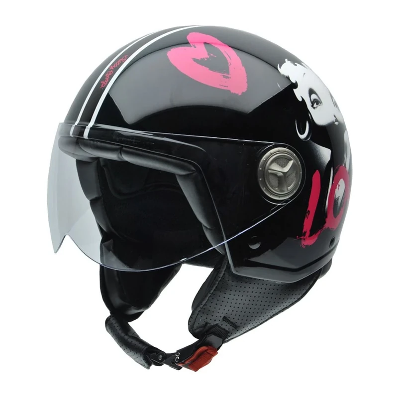 NZI Zeta Motorcycle Helmet, Glamour by Betty Boop Decoration, 54