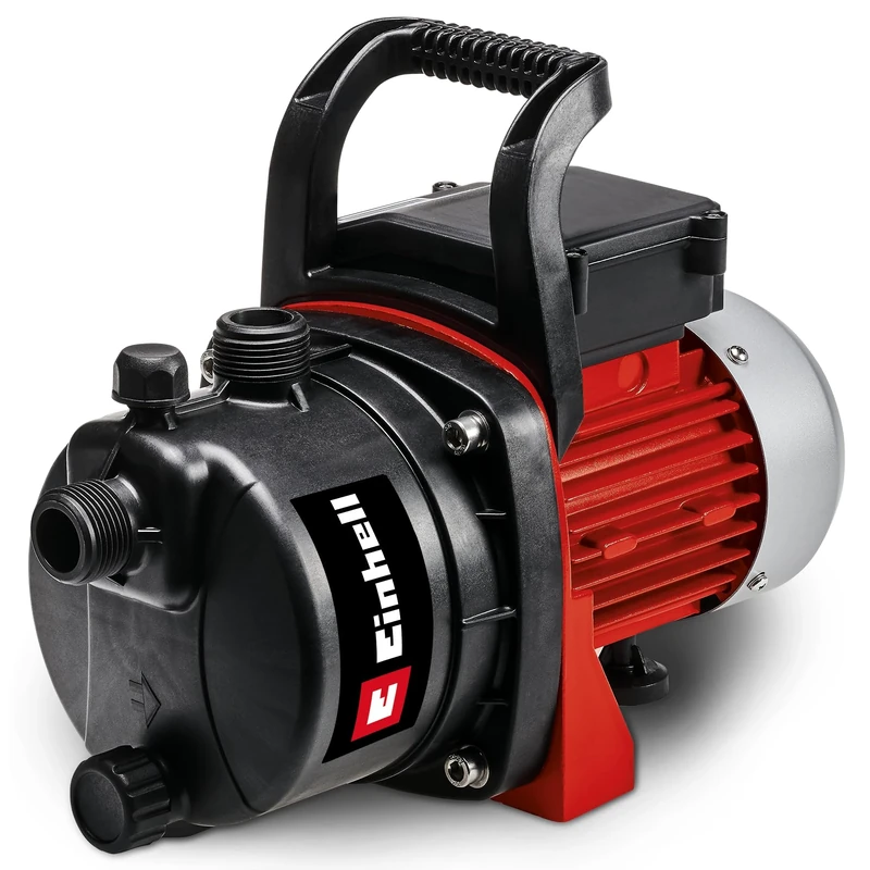 Einhell Garden Water Pump - 650W, 3.6 Bar Pressure, 3,800 l/h Flow Rate, 8m Max. Suction Height - GC-GP 6538 with Water Filler Screw, Water Drain Screw and Carrying Handle